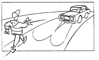 A coloring page of games and activities